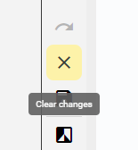 Clear changes button
