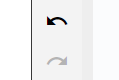 Undo and redo buttons