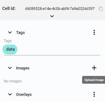 Upload image button