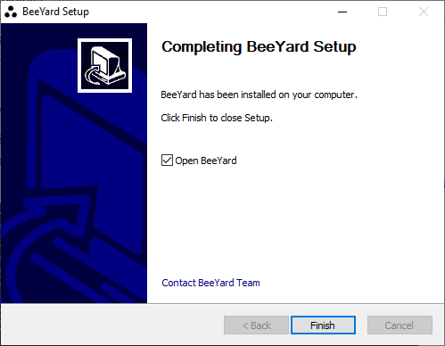 Installation finished