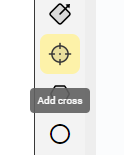 Add cross button