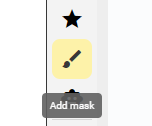 Add mask button