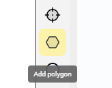 Add polygon button