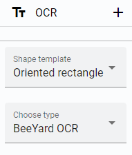 BeeYard OCR type