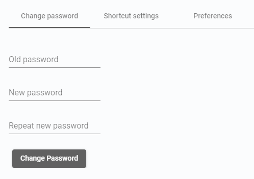 Change password