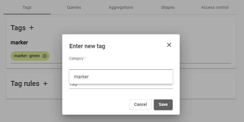 Tag category