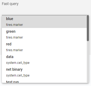 Fast query